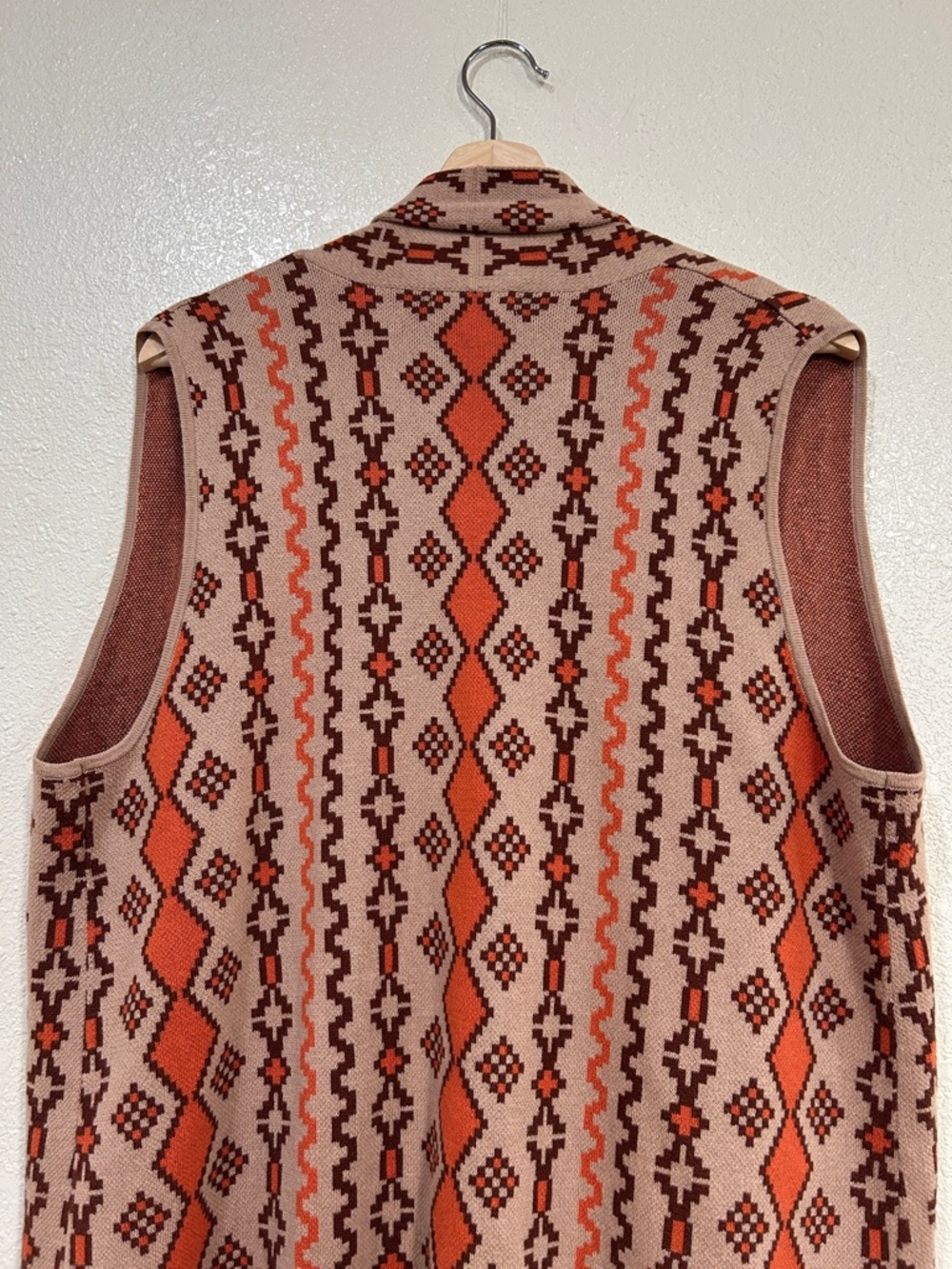 Cato Heathered Rust Knit Open Front Cardigan Sweater Womens Sz XL - Picture 4 of 10